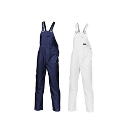 DNC Workwear Mens Cotton Drill Bib And Brace Overall Comfortable  Work 3111