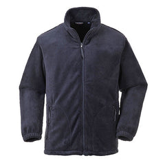 Portwest Mens Aran Fleece Jumper Middleweight Full Zip Long Sleeve Jacket F205