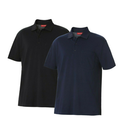 Mens Hard Yakka Plain Cotton Pique Polo Short Sleeve Work Shirt Top Y11306