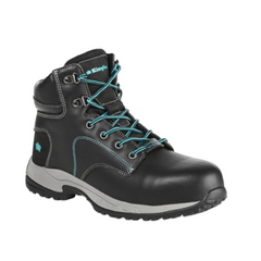KingGee Womens Tradie Zip Water Resistant Full Leather Work Safety Toe K27360