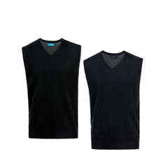 NNT Mens Fashioned Knit Jacket V-Neck Winter Warm Comfort Sleeveless Vest CATF24