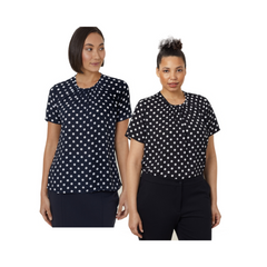 NNT Womens Georgie Short Sleeve Blouse Classic Fit Lightweight Comfort CATUKF