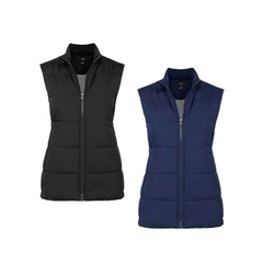 NNT Womens Ladies Puffer Vest Sleeveless Water Resistant Zip Front CAT749