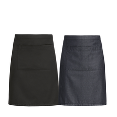 NNT Unisex Chef Half Waist Apron Work Safety Durable Large Pen Pocket CATN32