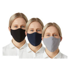 NNT Womens Fabric Face Mask 5 Pack Tripled Layer Breathable Cotton Mask CATKB8