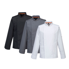 Portwest MeshAir Pro Jacket L/S Lighweight Slim Fit Chef Jacket Comfy C838