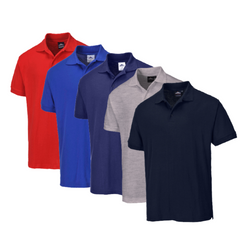 Portwest Naples Polo Shirt Comfortable Polycotton Short Sleeve Shirt B210