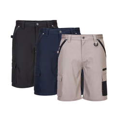 Portwest Slim Fit Stretch Shorts Comfortable 10 Pockets Shorts MP706