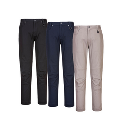Portwest Slim fit Stretch Work Pants Comfortable Straight Pant MP708