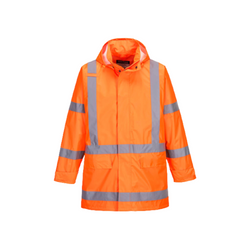 Portwest TTMC-W17 X-Back Rain Jacket 2 Tone Reflective Tape Work Safety TM610