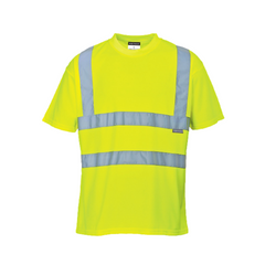 Portwest Hi-Vis T-Shirt 2 Tone Lightweight Reflective Tape Work Safety S478