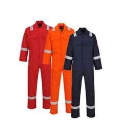 Portwest Bizweld Iona Coverall Flame Resistant Reflective Tape Hi Vis BIZ5