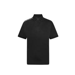 Portwest KX3 Polo Shirt Breathable Ribb Collar Black Short Sleeve Shirt T820