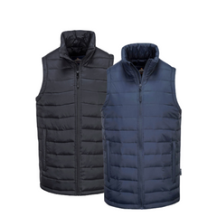 Portwest Mens Aspen Baffle Gilet Insulatex Padded Sleeveless Warmth Jacket S544