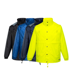 Portwest Mens Huski Stratus Jacket Lightweight Waterproof Lined Work K8032