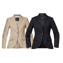 NNT Womens Half Lined Cotton Business Blazer Sleeve Lining Tailored Fit CAT1FF