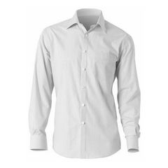 NNT Mens Cotton Shirt Fine Stripe Long Sleeve Cutaway Collar Business CATD1D