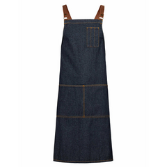 NNT Unisex Chef Memphi Cross Back Denim Apron Work Safety Tough Durable CATK2M