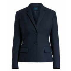 NNT Womens Formal Sharkskin 2 Button Mid Length Detail Jacket Business CAT1C4
