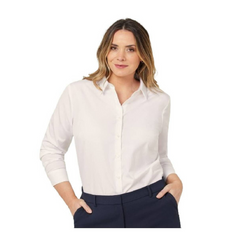 NNT Womens Cotton Soft Comfy Regular Fit Button Long Sleeve Polo Shirt CATUSY
