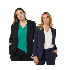 NNT Womens Crepe Stretch Comfortable Relaxed Lightweight Longline Jacket CAT1H8