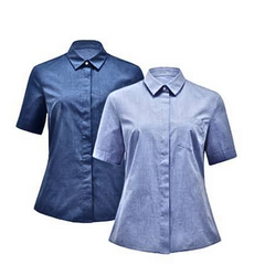 NNT Womens Short Sleeve Action Back Shirt Classic Fit Business Workwear CATU5R