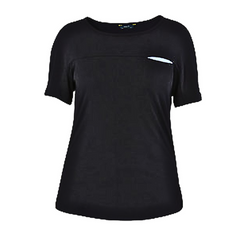NNT Womens Matt Jersey S/S Pocket T Top Relaxed Fit Short Sleeve Blouse CAT9XH